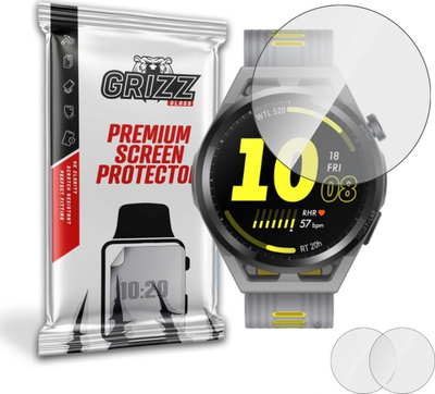 Xham mbrojtës GrizzGlass Hybrid Glass për Huawei Watch GT Runner, 2 copë, transparent