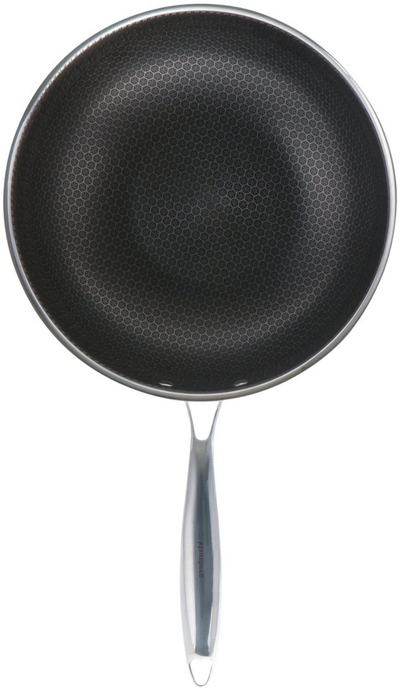 Tigan wok Klausberg KB-9024, 28cm, çelik inox, ngjyrë çeliku