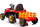 Traktor elektrik për lojë BBH-030, 88x51x35cm, me rimorkio, i kuq
