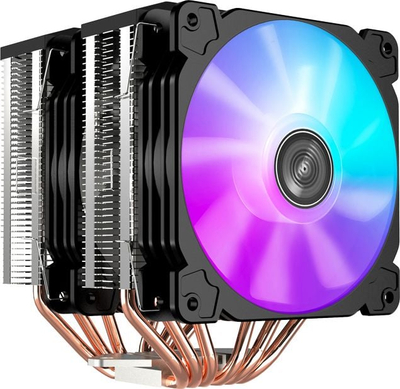 Ftohës procesori CR-2100, dual tower, 2x 120mm, i zi