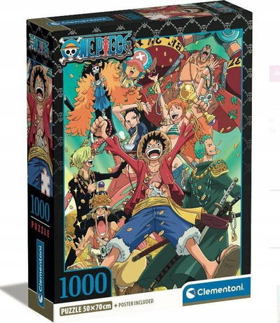 Puzzle Clementoni One Piece, 1000 copëza, shumëngjyrësh