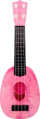 Ukulele për fëmijë NoName Mini, 4 tela, trup plastik, rozë pjeshke