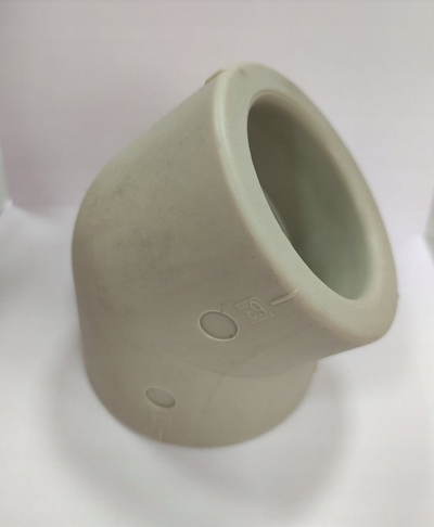 Bërsenë këndi 45° Sigma Li PP-R K4563, diametër 63mm, gri
