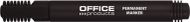 Marker permanent Office Products, 1-3mm, i zi