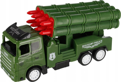 Воена играчка-автомобил MEGA CREATIVE 526202, функција повлечи-назад, зелена
