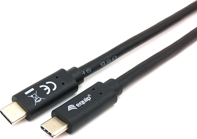 Kabllo USB C në USB C equip 128347, 2m, PD 60W, 5Gbps, e zezë