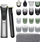 Set qethëse dhe trimmer Philips Multigroom Series 9000 MG9557/15, 20 aksesorë, çelik inox, gri
