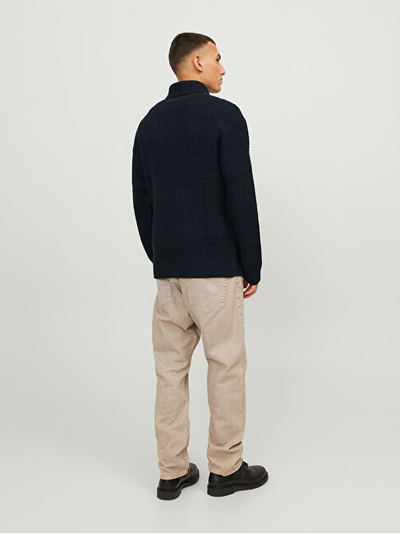 Triko Jack&Jones JJSTANDFORD Regular Fit 12236287 Navy Blazer