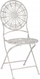 Set bistro kopshti Beliani Scafa, palosës, metal, e bardhë
