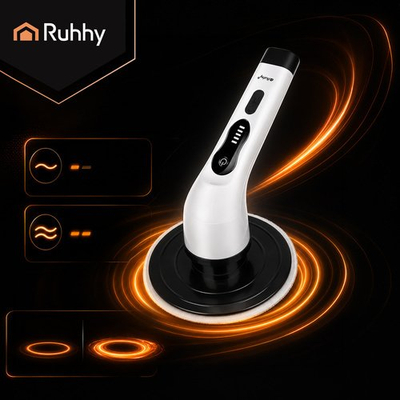 Furçë elektrike pastrimi Ruhhy 27015, teleskopike, pa kabllo, e bardhë