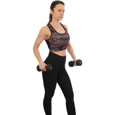 Set hantelash neopren Enero Fit, 2 x 3 kg, antirrëshqitës, të zinj