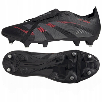 Këpucë futbolli Adidas Predator League, tokë e butë SG, për meshkuj, të zeza