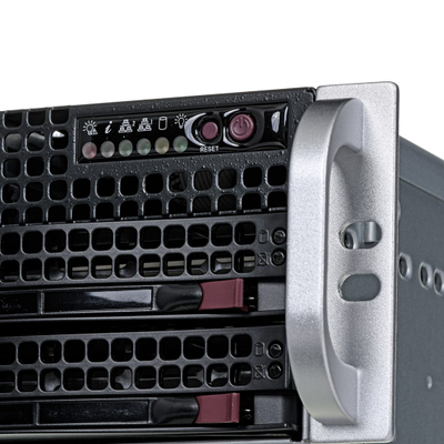 Kuti serveri Supermicro SuperChassis CSE-825TQC-R802LPB, 2U, furnizim redundant 800W, argjendtë