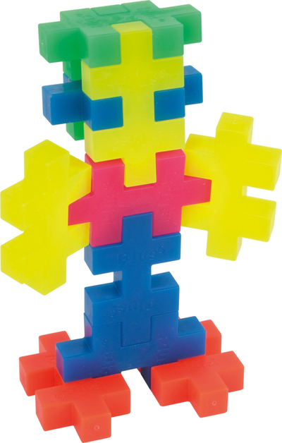 Set ndërtimi Plus Plus Big Neon 3286, 15 copa, shumëngjyrësh