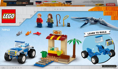 Lodër ndërtesë Lego Jurassic World Pteranodon Tracking 76943, set ndërtimi, me dinosaur