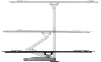 Mbajtëse murale për TV DELTACO Full-motion 3-way, 37"-70", 35kg, e zezë