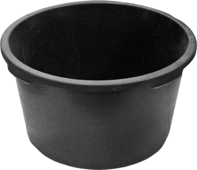 Пластичен кружен сад Okko Round 90L, 90 L, цврста пластика, црна