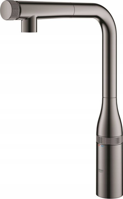 Rubinet kuzhine Grohe Essence SmartControl 31615A00, një rrugësh, montim mbi lavaman, grafit i errët
