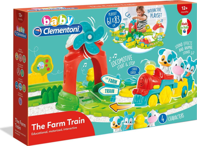 Lojë edukative për fëmijë Clementoni Farmer's Train, +1 vjeç