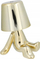 Lampë nate tavoline OEM GOLD MAN Art Deco MLTL, LED, me karikim USB, ngjyrë ari
