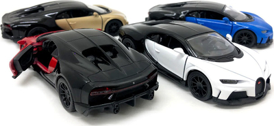 Makina lodër Bugatti Chiron Supersport Kinsmart, shkallë 1:38, metal, me ngjyra nga të gjitha llojet