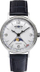 Orë dore Zeppelin 8077-1 Hindenburg LZ129 Moon Phase, 36mm, 5ATM, argjend me rrip blu