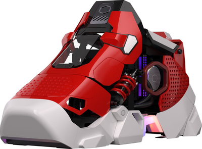 Kornizë kompjuteri Cooler Master Sneaker X ITX, gaming, RGB, e kuqe