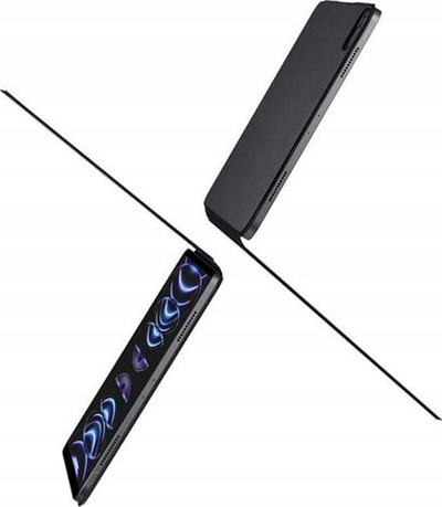 Mbrojtëse tableti Pitaka Folio 2, për iPad Pro 13" 2024, me qëndrim, e zezë