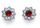 Vathë për femra Crystalp sCR0104, të argjendtë
