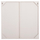 Panel muri katror Santorini 80x4x80Hcm (HM4508), bardhë