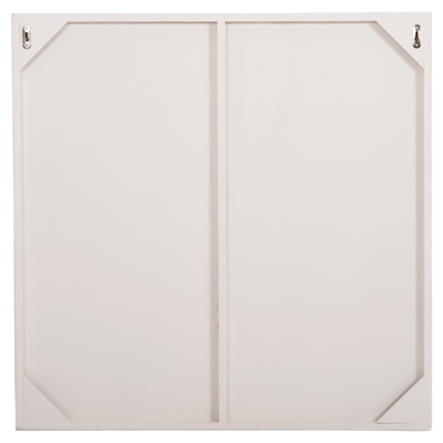 Panel muri katror Santorini 80x4x80Hcm (HM4508), bardhë