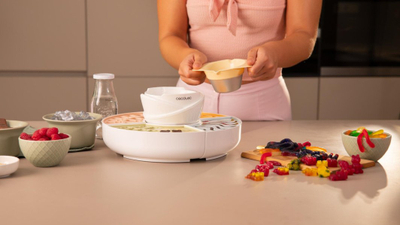 Makineri për karamele Cecotec Fun&Sugar Gummy, 40W, kallëpe silikoni, e bardhë