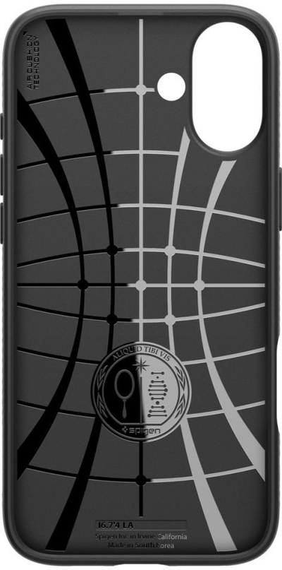 Mbulesë telefoni Spigen Liquid Air për iPhone 17, matte, e zezë
