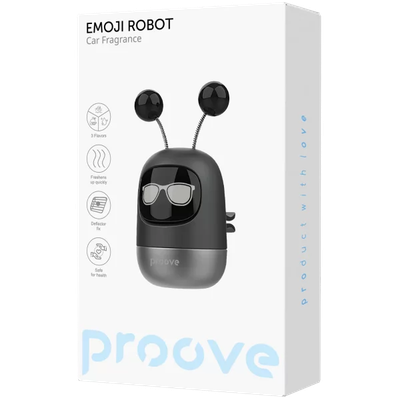Aromë për veturë Proove Emoji Robot Ben, 3 aroma, për ventilim