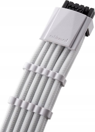 Set kabllosh PSU CableMod RT-Series Pro ModMesh 12VHPWR, 16-pin 12V-2x6, i bardhë