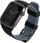Rrip dore Uniq Linus Airosoft Silicone për Apple Watch 40/41mm, silikon, i zi