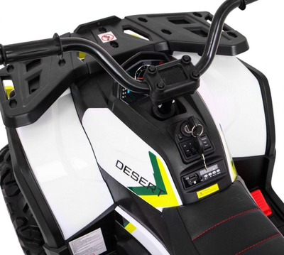 ATV elektrik fëmijësh Powerful Quad 4x4, 12V 10Ah, telekomandë, zi e verdhë