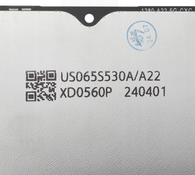 Display OEM FixCell për Samsung Galaxy A22 5G A226, LCD pa kornizë, i zi