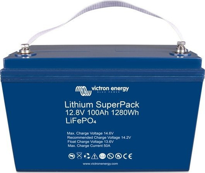 Bateri litium Victron Energy Lithium SuperPack 12.8V 100Ah LiFePO4, deep cycle, blu