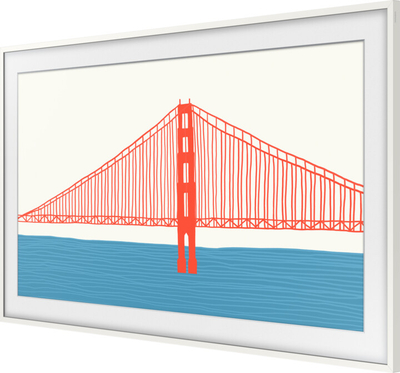 Kornizë zëvendësuese Samsung për Frame TV (2021/2022/2023) 75\", e bardhë