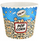 Enë për popcorn, 2.3L, e ripërdorshme, shumëngjyrëshe