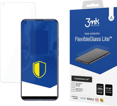 Mbrojtës ekrani 3MK FlexibleGlass Lite për Doogee N30, xham hibrid, transparent