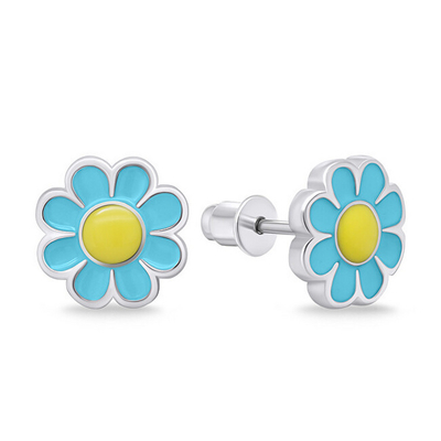 Vathë Brilio Silver Flowers EA710WLB
