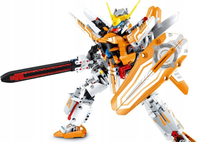Set ndërtimi IM.Master STEM Academy Mechanical Master Mecha, 833 pjesë, portokalli e bardhë