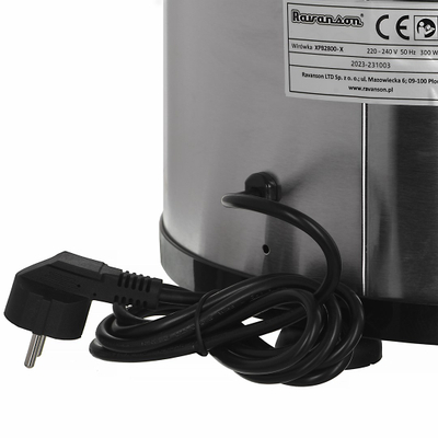 Tharëse rrobash portative Ravanson XPB-2800X, 6kg, ngarkim nga lart, inoks i zi