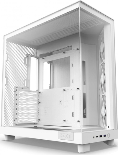 Куќиште за компјутер Nzxt H6 Flow, Midi Tower