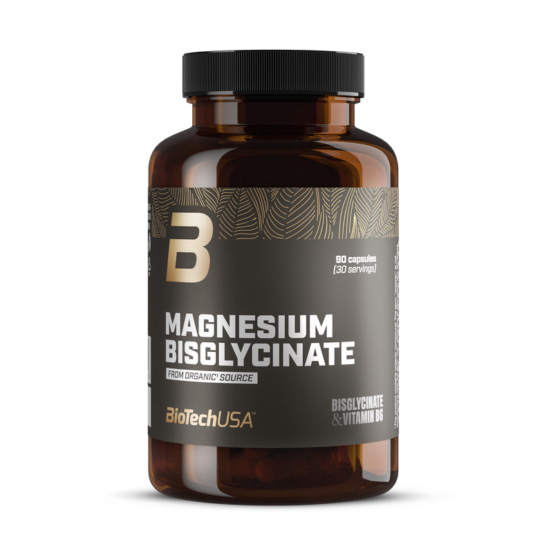 Minerale BioTechUSA Magnesium Bisglycinate, 90 kapsula