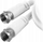Kabllo koaksial Vivanco 44071, F Plug në F Plug, 5m, e bardhë