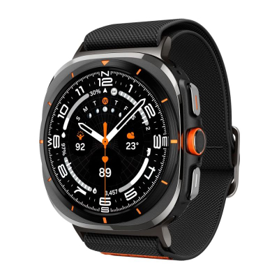 Rrip ore Spigen Lite Fit për Samsung Galaxy Watch Ultra, stof, i zi