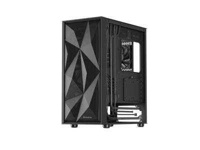 Kutia kompjuterike Genesis Diaxid 605F, ATX, 5 ventilatorë 120mm, e zezë